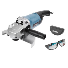 Машина шлифовальная угловая Makita 9069 + очки защитные Makita PGW-180110/CLEAR — Фото 1