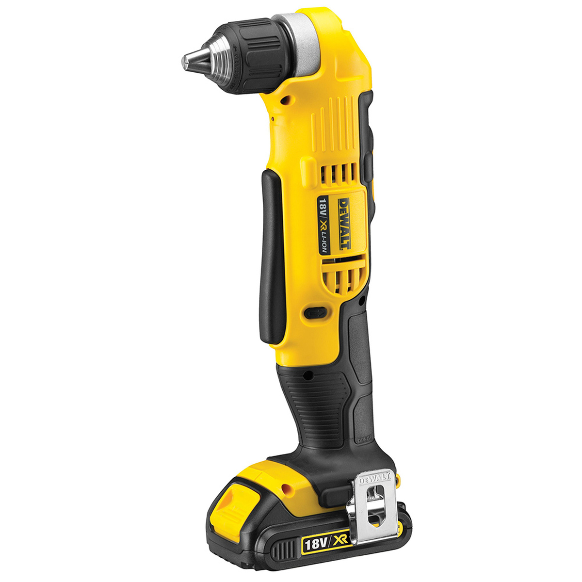 Аккумуляторная дрель-шуруповерт DeWalt DCD740N угловая (без акк, без з/у) — Фото 1