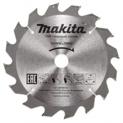 Диск пильный по дереву Makita 165x20мм 24T (D-51409)