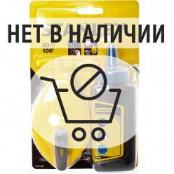 Комплект STANLEY шнур разметочный 30м + меловой порошок 115гр 0-47-443