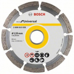 Диск алмазный универсальный Bosch ECO for Universal 125х22.2мм (028)