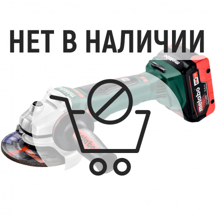 Машина шлифовальная угловая аккумуляторная Metabo WB 18 LTX BL 125 Quick