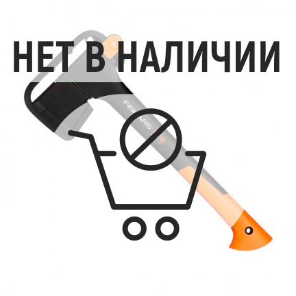 Набор Fiskars топор X10 + универсальный нож с точилкой