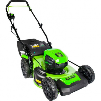 Аккумуляторная газонокосилка Greenworks GD60LM46HPK4 60V