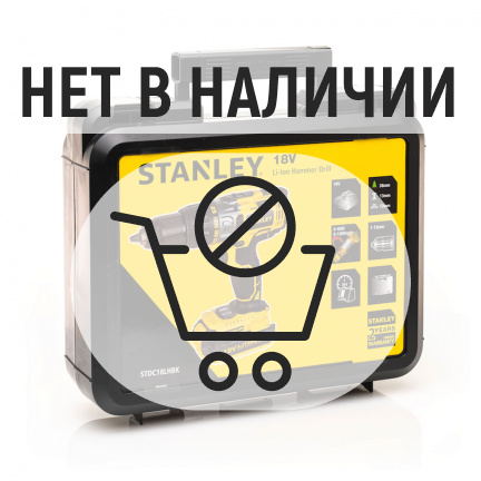 Аккумуляторная дрель-шуруповерт STANLEY STDC18LHBK ударная