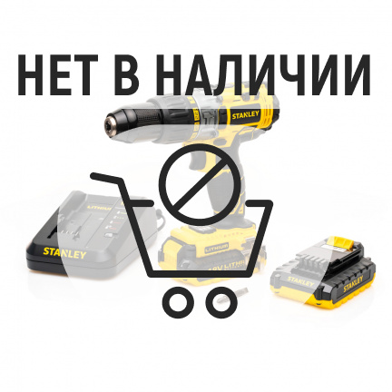 Аккумуляторная дрель-шуруповерт STANLEY STDC18LHBK ударная