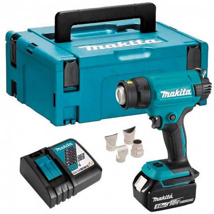 Фен строительный аккумуляторный Makita DHG181RT1J