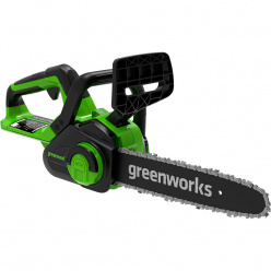 Аккумуляторная цепная пила Greenworks G24CS25K2 24V