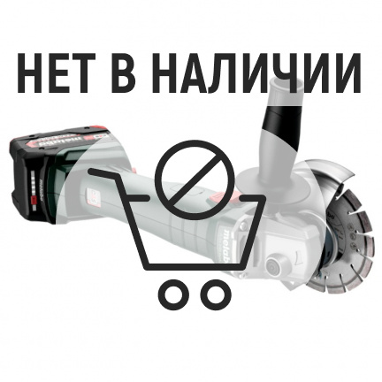 Машина шлифовальная угловая аккумуляторная Metabo W18 L9